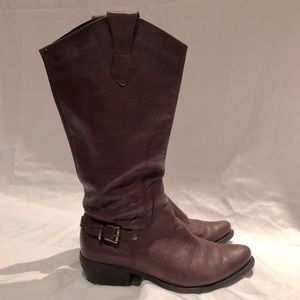 Via Uno Western Style Leather Boots